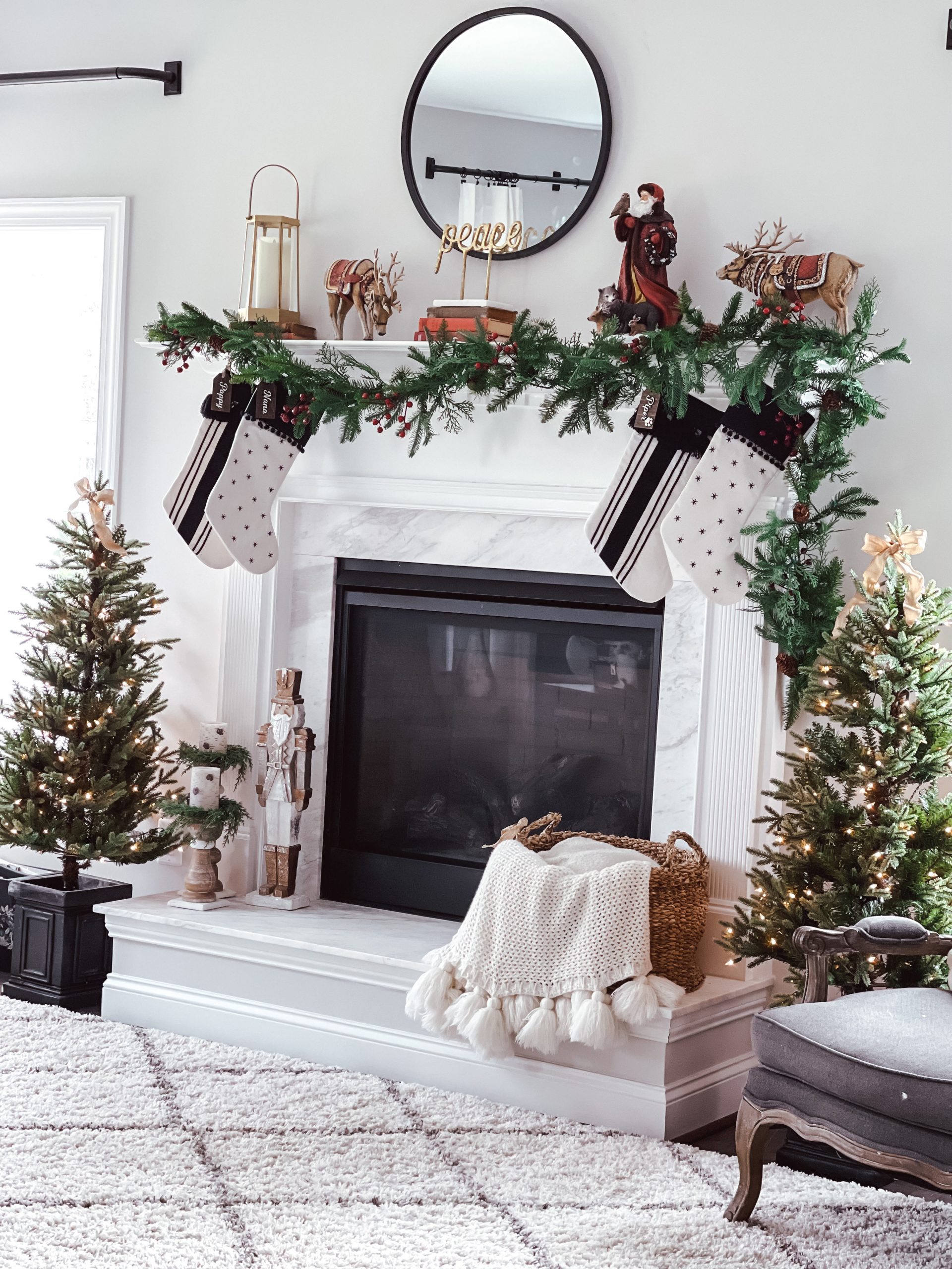 Farmhouse Christmas Decor Ideas: A Cozy Home Tour - White Lilac Farmhouse