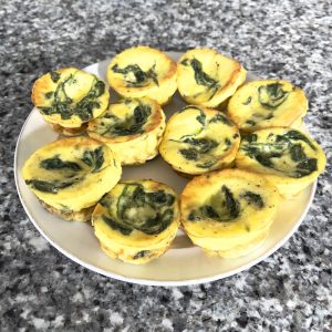 Easy Spinach and Feta Egg Bites - Easy breakfast meal prep.